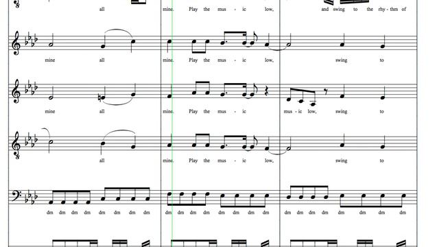 Rhythm of Love - Plain White T's | Acapella Sheet Music смотреть онлайн