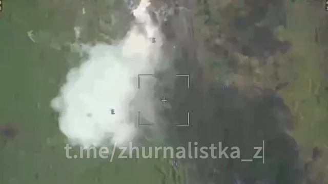 Поражение барражирующим боеприпасом 