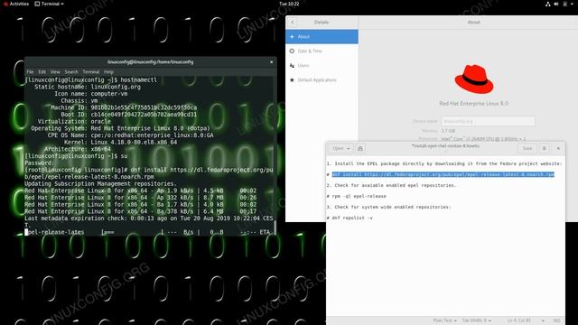 How to enable EPEL repository on RHEL 8 / CentOS 8 Linux смотреть онлайн