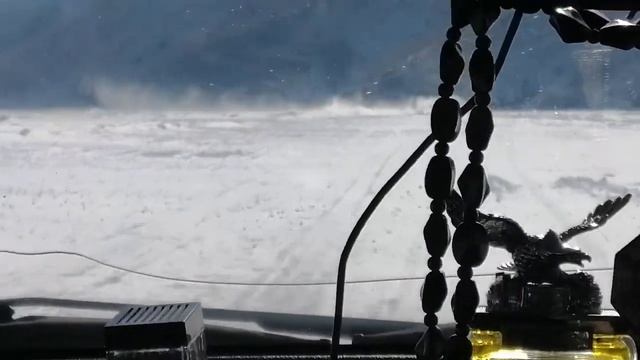 Николаевск на Амуре март 2021, переезд по льду на правый берег смотреть онлайн