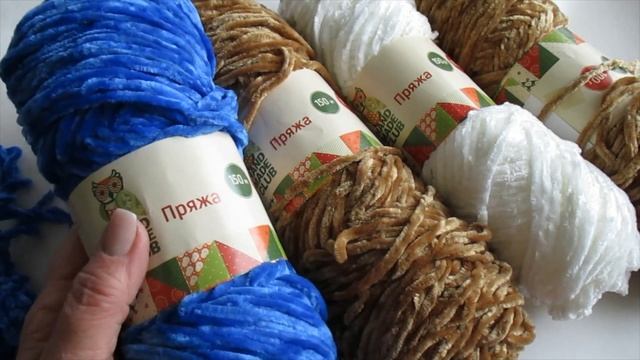 Классная велюровая пряжа - бюджетный вариант, краткий обзор смотреть онлайн