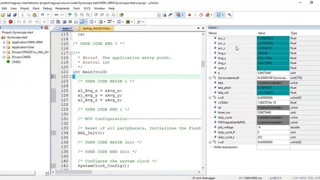 Watch Window In Keil to check variable online смотреть онлайн