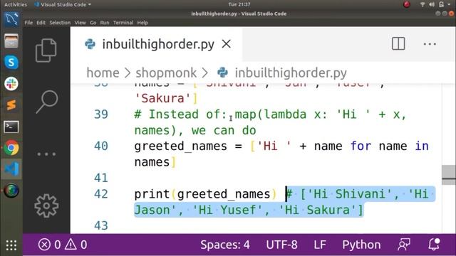 PYTHON TUTORIAL LAMBDA PART-I I IN ENGLISH смотреть онлайн