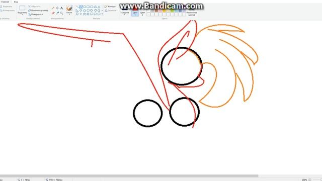 рисуем орла в paint часть 1 смотреть онлайн
