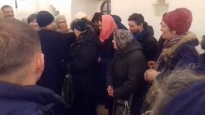 Благословение Отца Власия после приема.