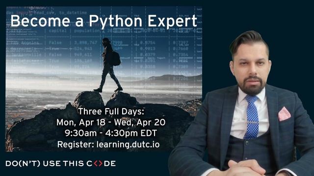Become a Python Expert - "Why should I attend this course?" смотреть онлайн