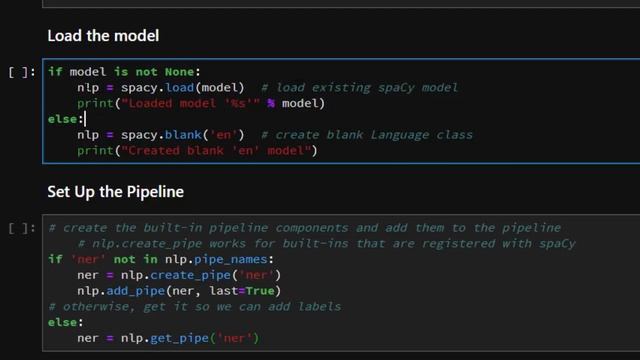 SpaCy Python Tutorial - Training & Updating Our Named Entity Recognizer смотреть онлайн