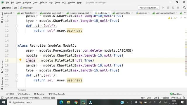 #19 Django Project || Online Job Portal Project || Hindi смотреть онлайн