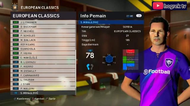 Facepack Legend World Classics dan European Classics PES 2017 смотреть онлайн