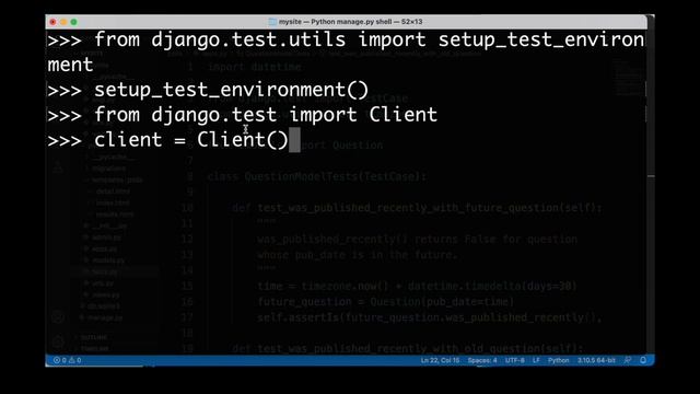 Building a web application with Django - Automated Tests (part 5) смотреть онлайн