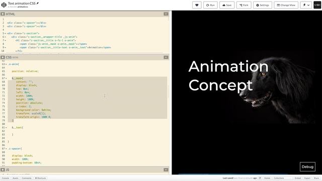 CSS text animation on scroll with intersection observer API and GSAP (timelinemax) смотреть онлайн