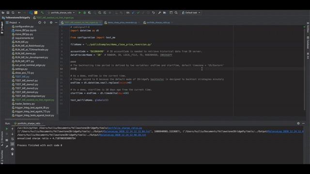 Backtest "Buy Low Sell High" most promising strategy year 2021 TD IB RH algorithmic trading python смотреть онлайн