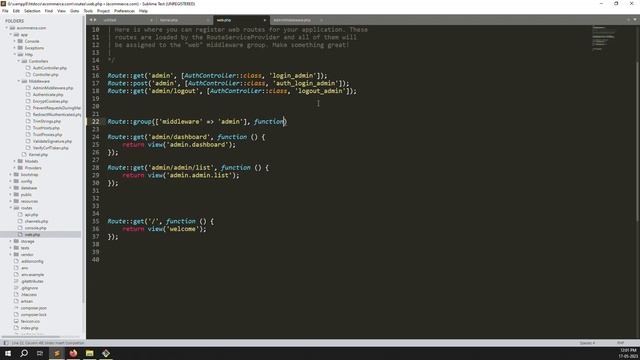 #7- Role Management (Admin) Middleware in Laravel 10 | Laravel 10 E-Commerce смотреть онлайн