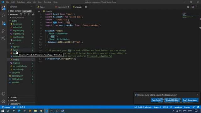 React tutorial 2 (Understanding folder and file structure) смотреть онлайн
