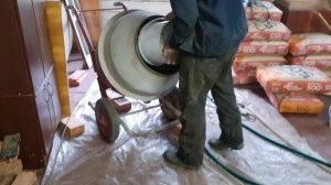 Фундамент под печь. Весь процесс заливки