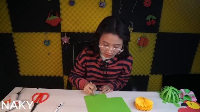 Hướng dẫn làm quả cam bằng giấy thủ công cực đẹp | NAKY смотреть онлайн
