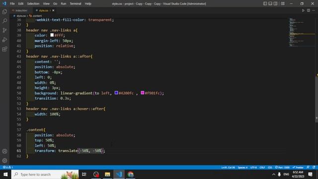 Creative Personal Portfolio Website Using HTML CSS Step By Step смотреть онлайн
