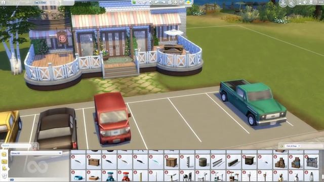 KITTY CAT CAFE | The Sims 4: CATS AND DOGS Speed Build (NO CC) смотреть онлайн
