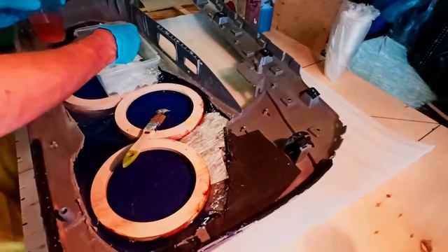 Как сделать дверные карты под 4 пары 16-х динамиков для LADA PRIORA l Часть 2 смотреть онлайн