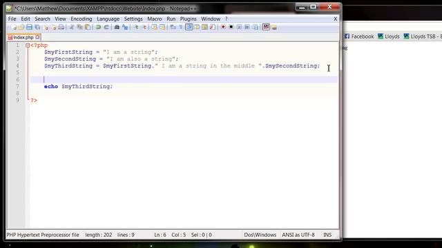 PHP Tutorial - 6 - String Theory смотреть онлайн