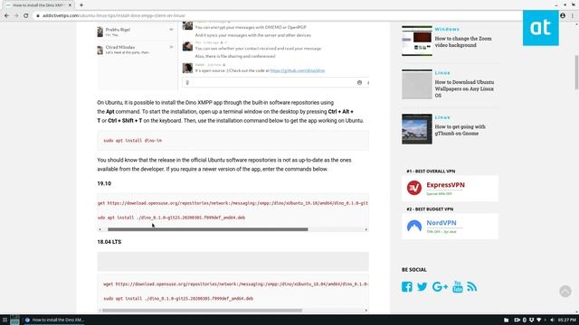 How to install the Dino XMPP client on Linux смотреть онлайн