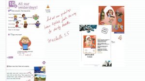 40. Spotlight 4. Module 5. Unit 10. Student's Book + Workbook