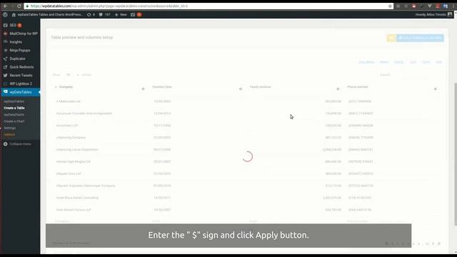 How to configure Currency, Percentage and similar columns in WordPress tables in WordPress смотреть онлайн
