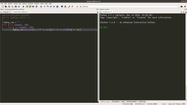 Multiplication table - Python project for beginners (10) смотреть онлайн