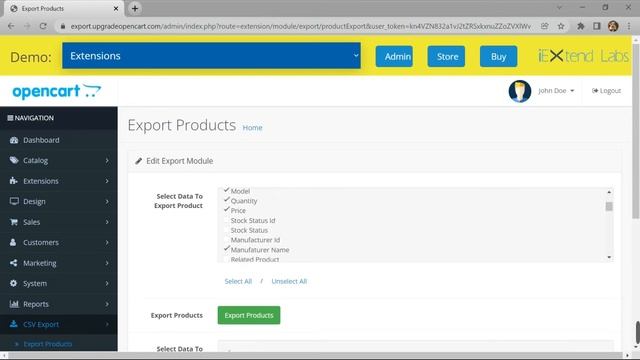 Export Products Data into CSV смотреть онлайн