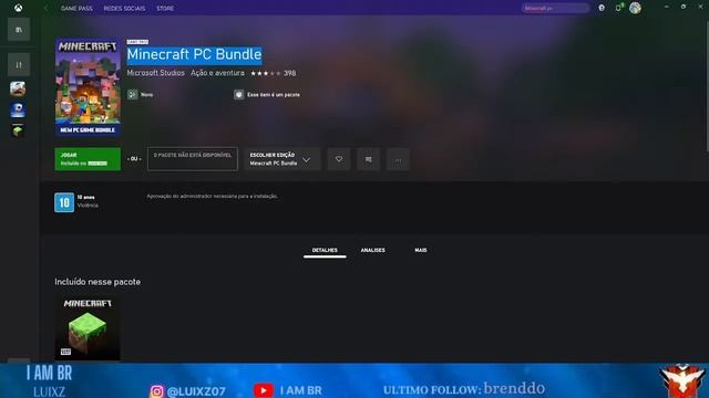 Minecraft original por 5 R$ compensa? Minecraft da Xbox Game Pass. смотреть онлайн