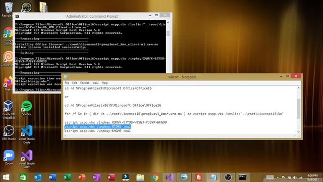 How to Permanently Activate Ms Office 365 for free only with cmd #msoffice365 #cmd #microsoft смотреть онлайн