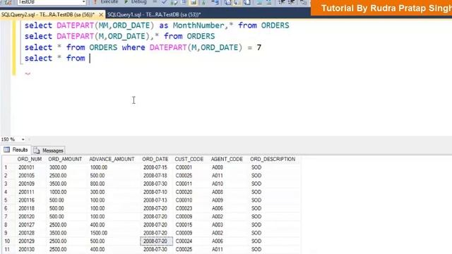 Class - 21 SQL DateTime Functions Part-1 DATEPART & ISDATE in the Hindi Language смотреть онлайн