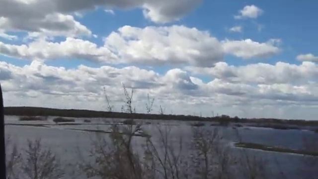 Разлив Десны. Путивск-Пироговка. 22.04.2018 смотреть онлайн