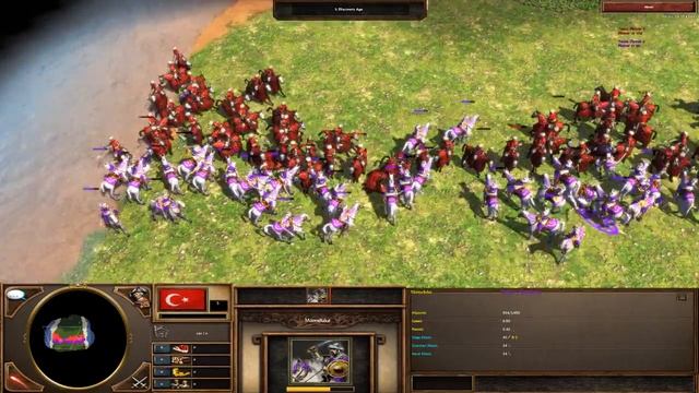 Age of Empires 3 - 100 Spahi Vs 100 Mameluke 4K смотреть онлайн