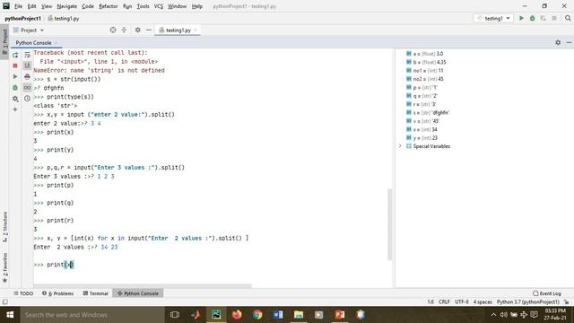Input and output in python and its different variants. Python programming Series #Basics смотреть онлайн