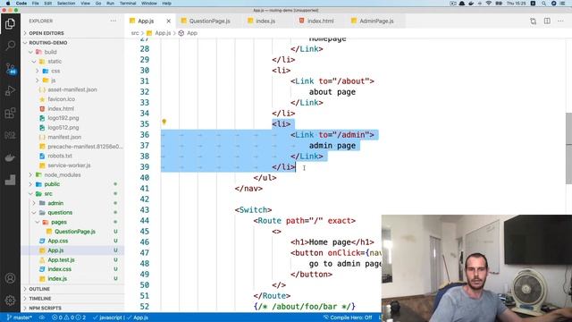 22 - react routing смотреть онлайн