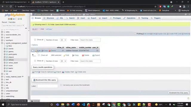 Sports Event Management system in PHP (Backend Coding Part 3) in Urdu смотреть онлайн