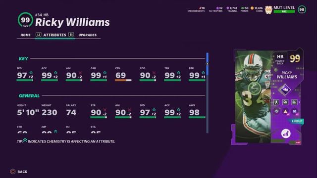 99 POWER UP EXPANSION RICKY WILLIAMS GAMEPLAY!!! (11 TDS: 10 RUSHING TDS & 1 REC TD!!!) GLITCHY RB смотреть онлайн
