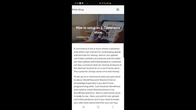 WordPress Simple PWA [Progressive Web App] Plugin - Working смотреть онлайн