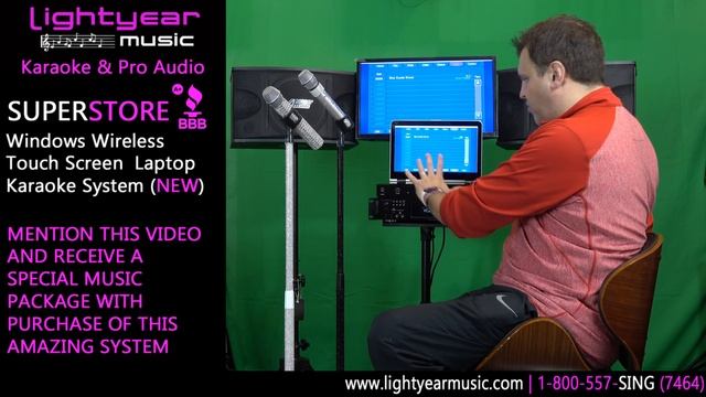 Windows Touch Screen Wireless Laptop Karaoke System With Karaoke Software 4K Lightyearmusic смотреть онлайн