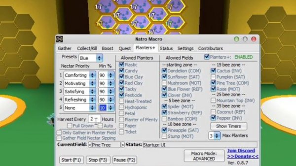 How To Macro With Natro! {500B+ Honey Per Hour!} Best Possible Settings!