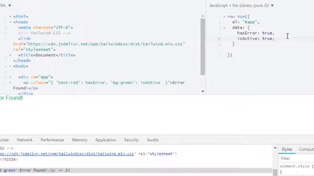 Dynamic Class and Styles - Class and Style Binding in vuejs - Vuejs tutorial - Tutorial 13 смотреть онлайн