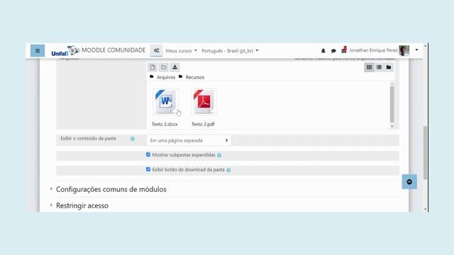 3.6 Recursos - Pasta (Moodle/UNIFAL-MG) смотреть онлайн
