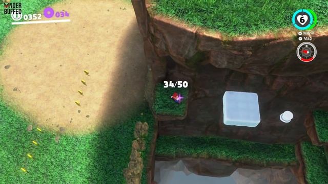 [Super Mario Odyssey] All Cascade Kingdom Coins (50 purple local coins) смотреть онлайн