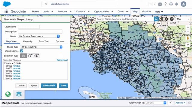 Creating Territory Shapes in Geopointe Based on Zip Codes смотреть онлайн