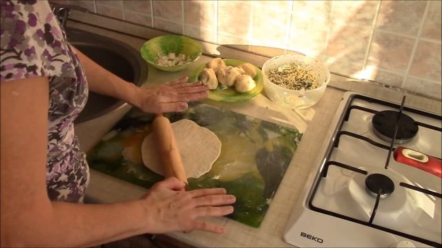 Вкуснейшие лепёшки с сыром и зеленью/Чуду. Так вкусно! смотреть онлайн