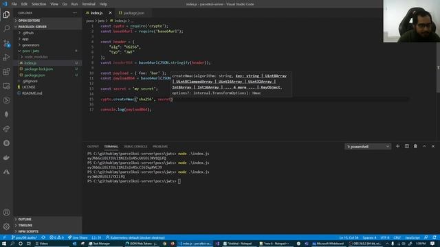 (Bangla) JSON Web Token (JWT) 004 : Generate a JWT token manually using Node.js Crypto library смотреть онлайн