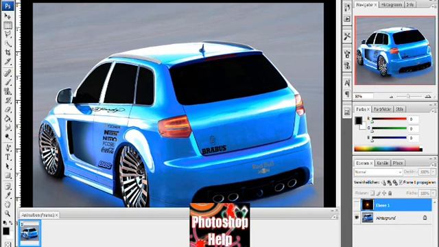 Adobe Photoshop CS3 Tutorial - Blinker-Animation Deutsch / German смотреть онлайн