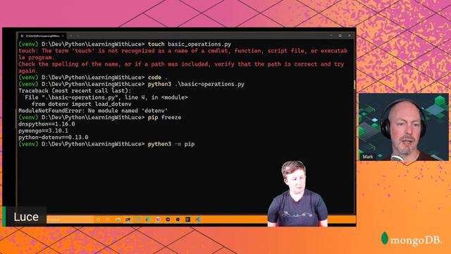 Getting Started with MongoDB and Python смотреть онлайн