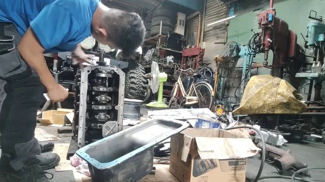 Mitsubishi Canter Engine overhauling (Part3). смотреть онлайн
